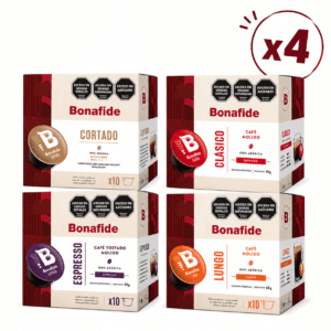 Promo Capsulas Bonafide x4 (Compatibles con Dolce Gusto®)