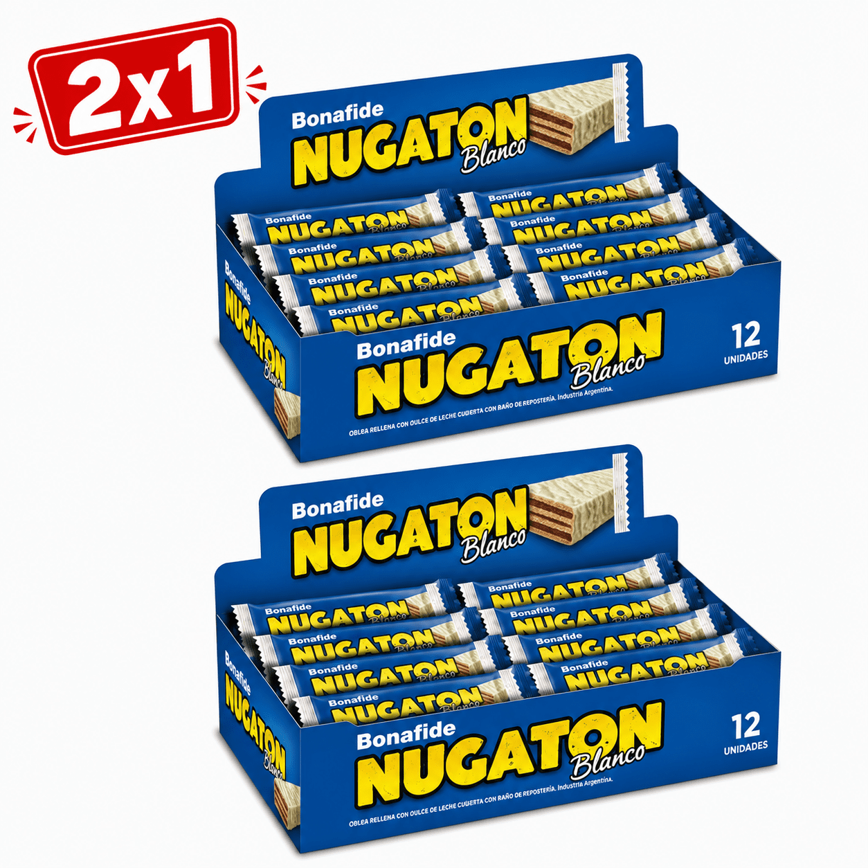 Promo 2x1 - Nugaton Blanco