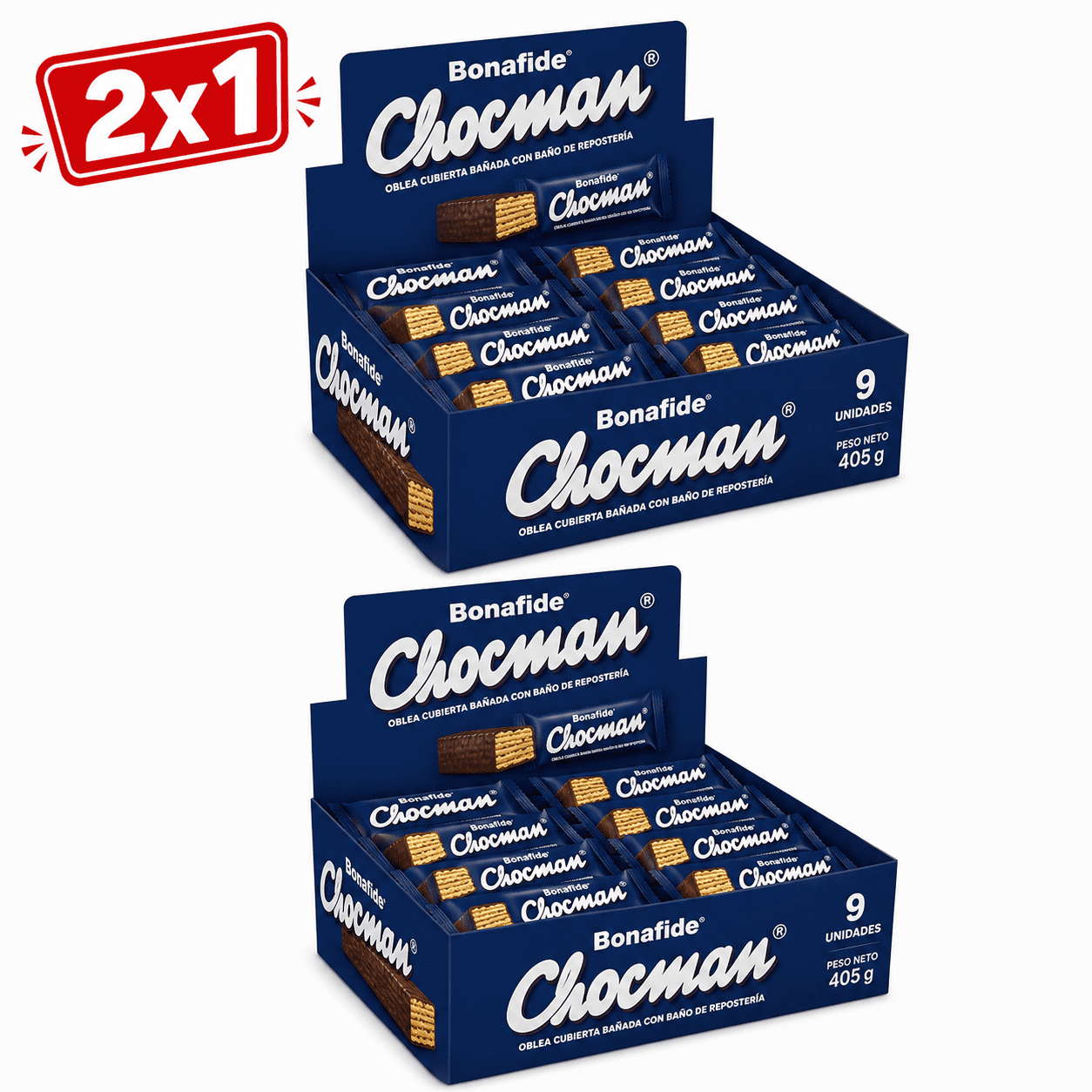 Promo 2x1 - Chocman Clasico