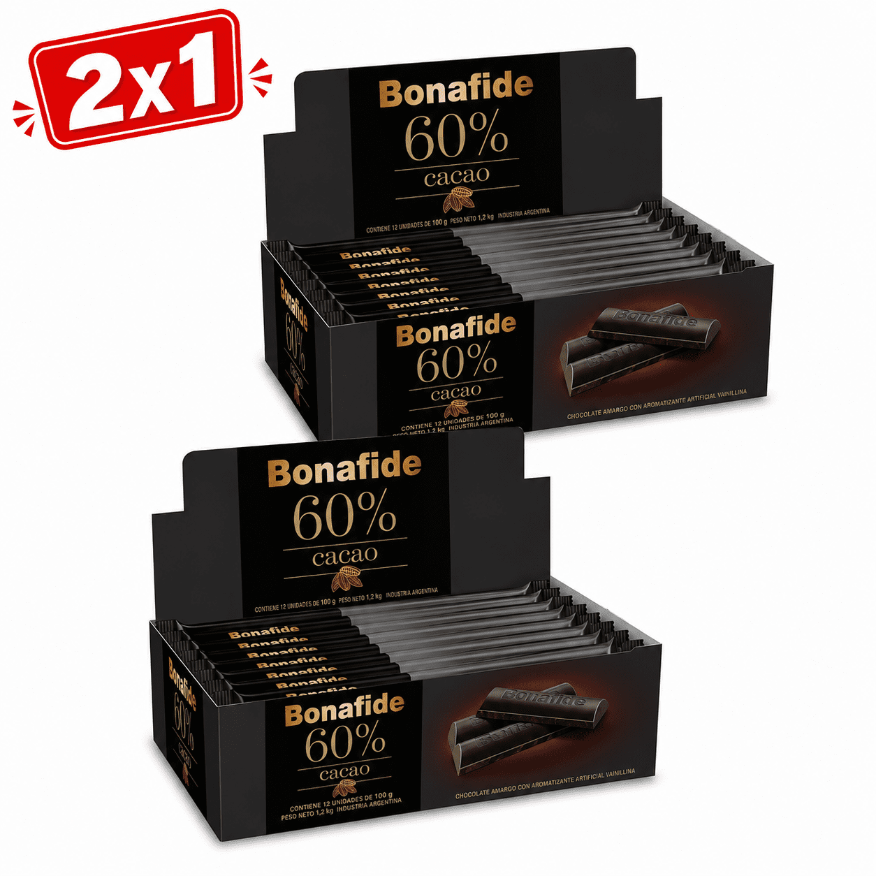 Promo 2x1 - Chocolate Cacao x100 gr
