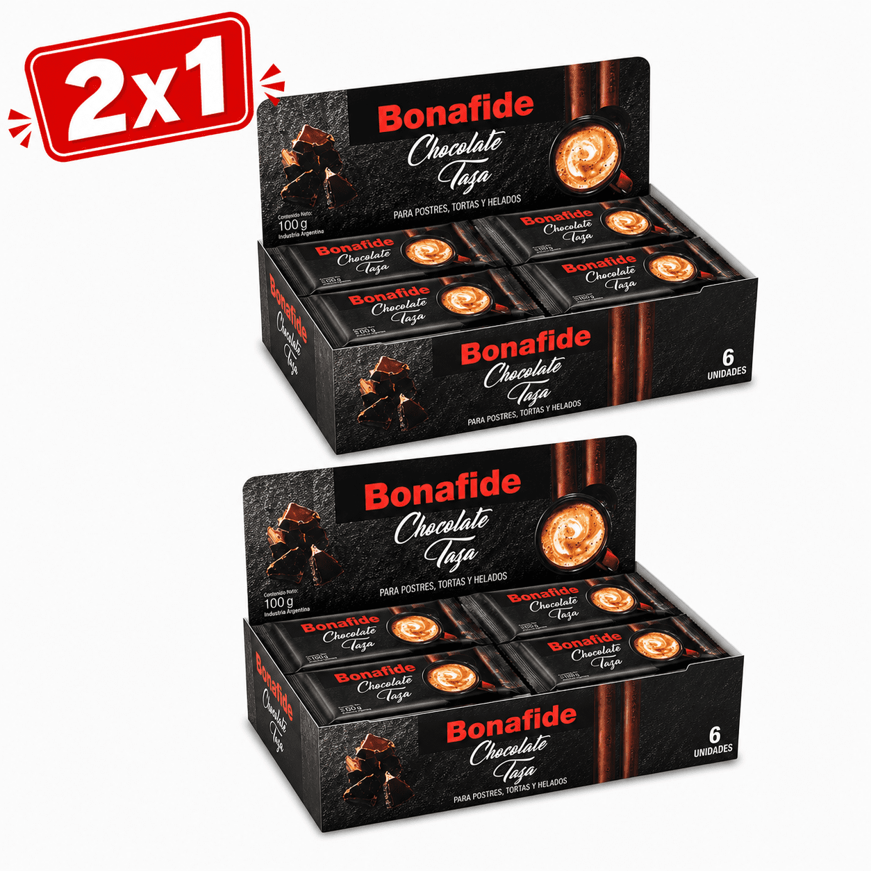 Promo 2x1 - Chocolate taza x100 gr