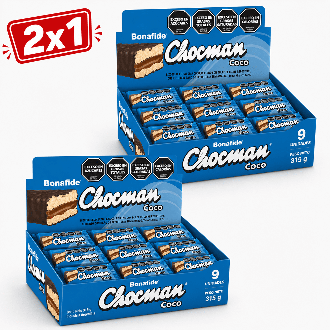 Promo 2x1 - Chocman Coco