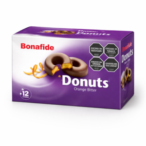 Caja Donuts Bitter 24u x 78grs c/u