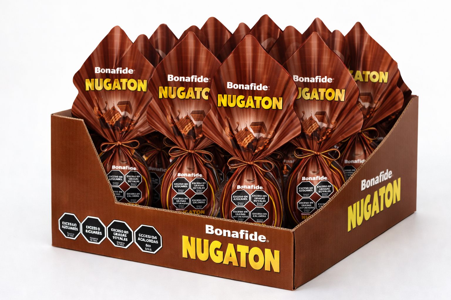 Caja x 7 huevos Nugaton leche 177g