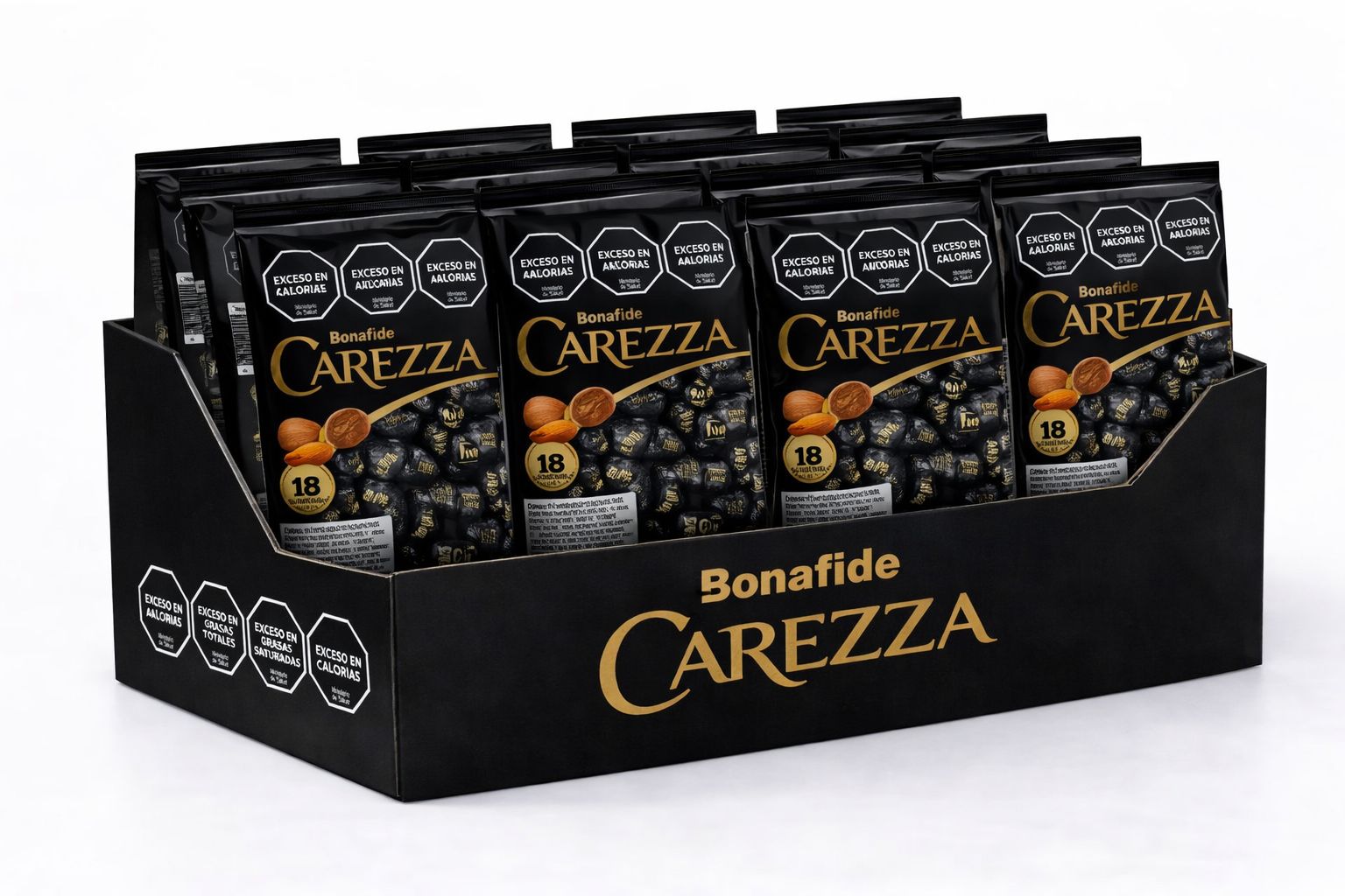 Caja x10 bandeja de huevos Carezza x 150g