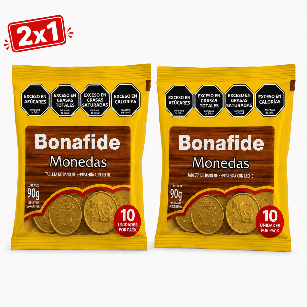 Promo 2x1 - Moneditas