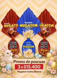 PROMO HUEVOS NUGATON X3